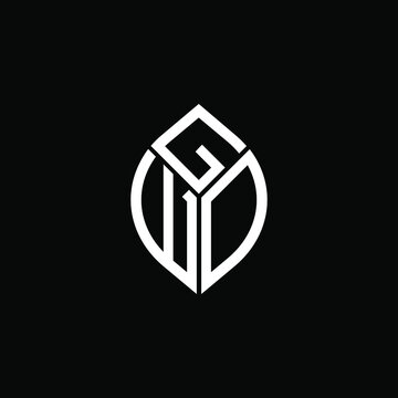 GWD letter logo creative design. GWD unique design
