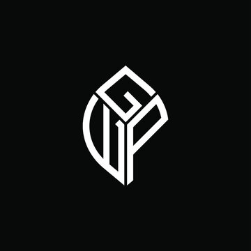 GWP letter logo creative design. GWP unique design
