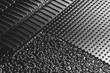 Decorative glass plates background