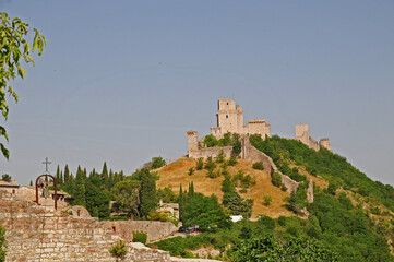 Il castello di assisi, Umbria