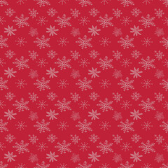 seamless pattern with snowflakes