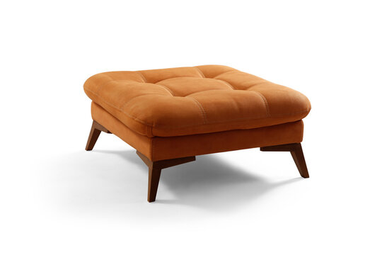 coffee table , pouf isolated on white background 