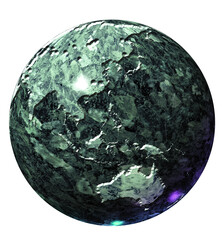 3D illustration of earth globe