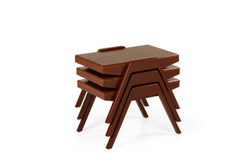 coffee table isolated on white background