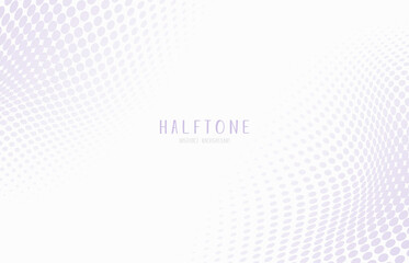 Abstract purple minimal design of halftone decorative artwork template. Free space in center for cover background. illustration vector