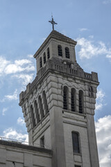 Neo-Byzantine style Basilique du Sacre Coeur. Grenoble, department Isere, Rhone-Alpes, France.