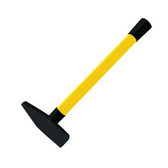 hammer isolated on white background, hammer vector illustration