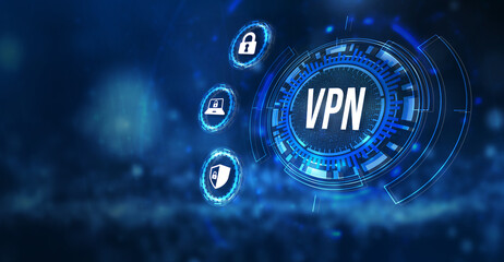 Internet, business, Technology and network concept. Cyber security data protection business technology privacy concept. 3d illustration