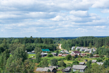 The village of Okovtsy in the Selizharovsky municipal district of the Tver region, located 24 km south of Selizharovo on the Pyroshnya River.