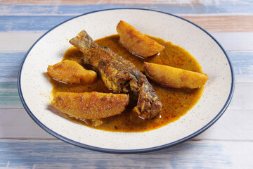 Tangra fish curry