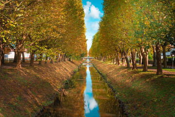 Naklejka premium Alle im Herbst