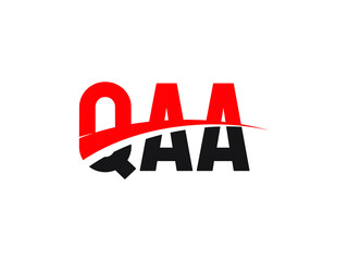 QAA Letter Initial Logo Design Vector Illustration