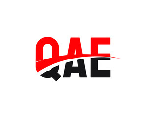QAE Letter Initial Logo Design Vector Illustration