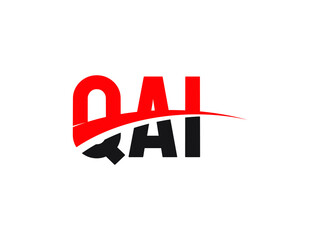 QAI Letter Initial Logo Design Vector Illustration