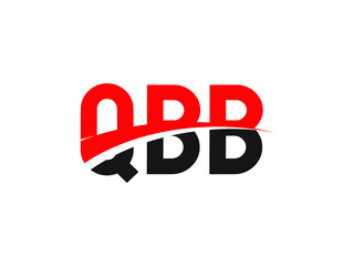 QBB Letter Initial Logo Design Vector Illustration