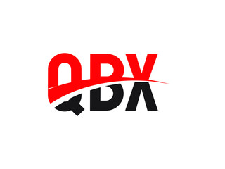 QBX Letter Initial Logo Design Vector Illustration