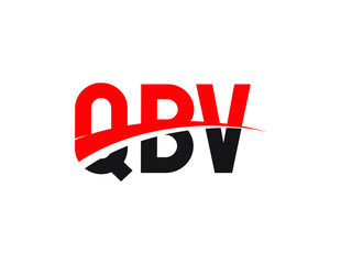 QBV Letter Initial Logo Design Vector Illustration