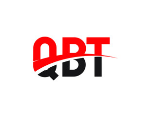 QBT Letter Initial Logo Design Vector Illustration