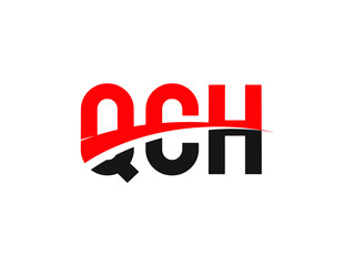 QCH Letter Initial Logo Design Vector Illustration