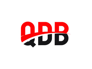 QDB Letter Initial Logo Design Vector Illustration