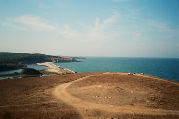 sea view from the beach in bulgaria