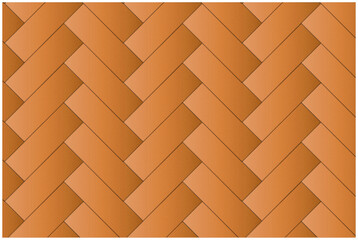Interlinked tiles illustration pattern with gradient brown color and a texture applied