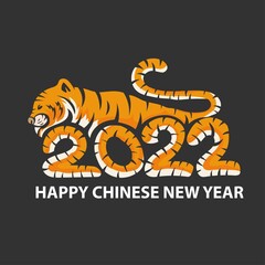 happy new year 2022. The Year of the Tiger