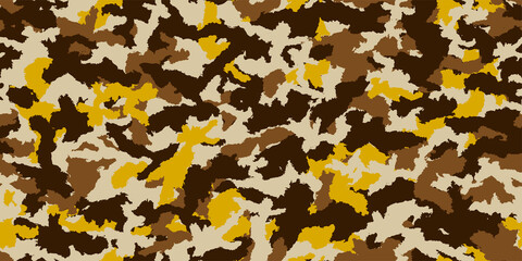 Camouflage background. Seamless pattern.Vector. 迷彩パターン テクスチャ 背景素材