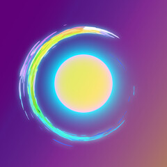 Abstract background with modern abstract color gradient elements. Template for brochures, posters, banners, flyers and postcards. Vector illustration with place for your text