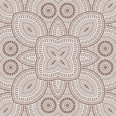 Simple moroccan zellige tile seamless rapport. Ethnic structure vector elements. Curtains print design. Stylish moroccan zellige tilework seamless pattern. Floor decor graphic design.