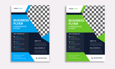 creative corporate business flyer template design