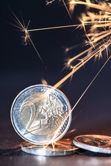 business finances banque euro BCE credit richesse fete feu energie change echange valeur