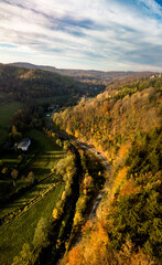 Naklejka premium The Nazi gold train or Wałbrzych gold train - Secret of Owl Mouintains in Poland