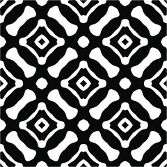 Vector seamless models. Modern stylish texture. Composition from regularly repeating geometrical element. Monochrome, simple. Vector illustrations. Black and white pattern.