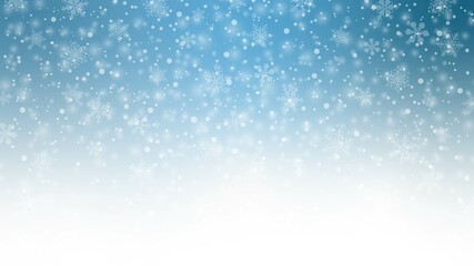 snowflakes winter abstract blue background