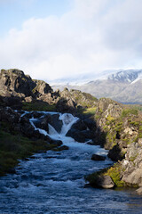 river in the mountains