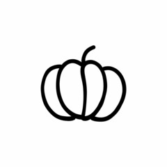 Kabocha icon in vector. Logotype - Doodle