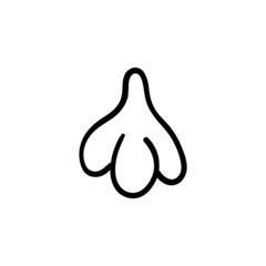 Garlic icon in vector. Logotype - Doodle