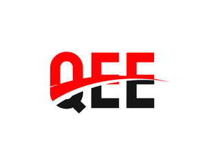 QEE Letter Initial Logo Design Vector Illustration