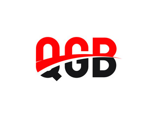 QGB Letter Initial Logo Design Vector Illustration