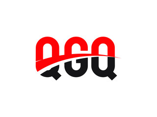 QGQ Letter Initial Logo Design Vector Illustration