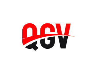 QGV Letter Initial Logo Design Vector Illustration
