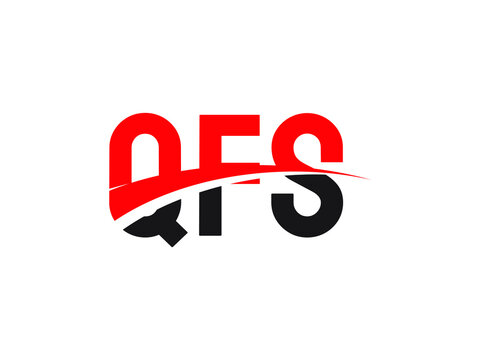 QFS Letter Initial Logo Design Vector Illustration