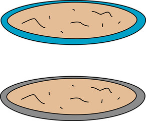 公園の可愛い砂場