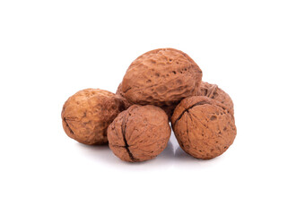 Walnut isolated on a white background.