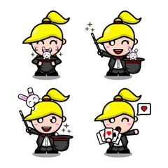 New Girl Character Magician And Bunny