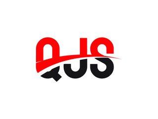 QJS Letter Initial Logo Design Vector Illustration