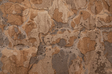 Cracked concrete texture. Close-up background.