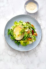 salad with apple