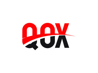 QOX Letter Initial Logo Design Vector Illustration